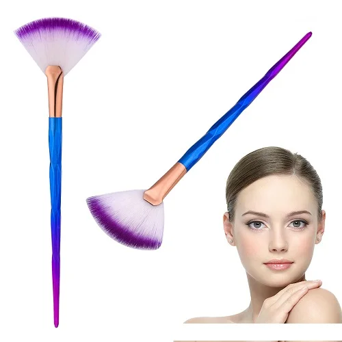 Single Diamond Dazzling Handle Fan-shaped Makeup Brush Eye Shadow Blush Powder Highlight Multifunction Brushes Makeup Tools
Single Diamond Dazzling Handle Fan-shaped Makeup Brush Eye Shadow Blush Powder Highlight Multifunction Brushes Makeup Tools