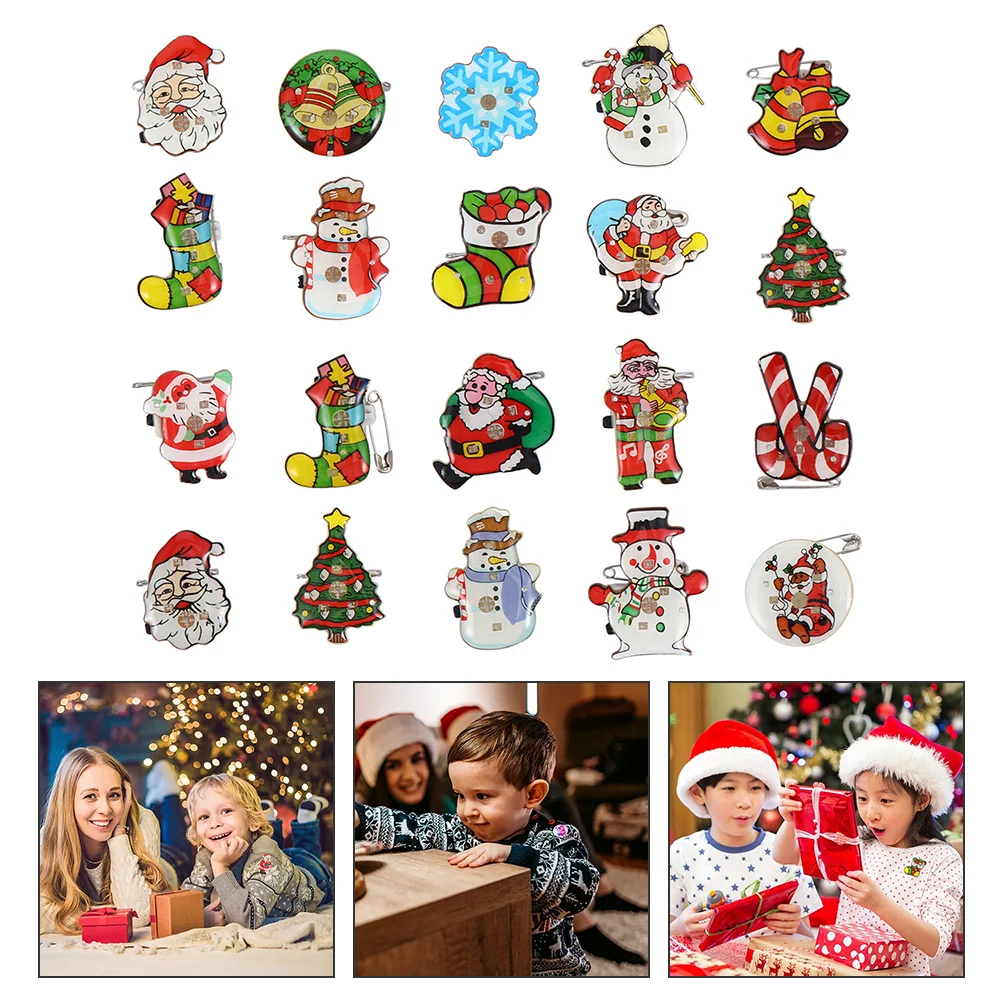 Brooch Christmas Pin Glowingholiday Party Badge Flashing Kids Fillersclothes Backpack Led Luminous Brooches Glitterenamel Light
Brooch Christmas Pin Glowingholiday Party Badge Flashing Kids Fillersclothes Backpack Led Luminous Brooches Glitterenamel Light