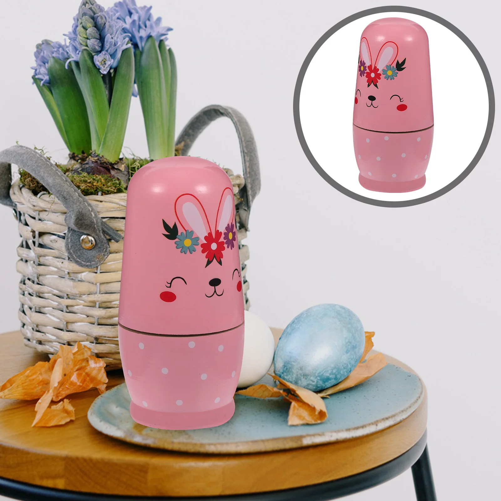 Lovely Creative Multi-use Festive Party Use Ornament Painted Stacking Bunny Toys For Kids for Party
Lovely Creative Multi-use Festive Party Use Ornament Painted Stacking Bunny Toys For Kids for Party