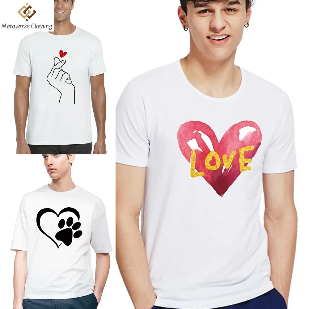 Summer Tees Mens T-Shirt Short Sleeve Casual All-match Clothing New Love Pattern Print O Collared T Shirt for Men Pullover Tops
Summer Tees Mens T-Shirt Short Sleeve Casual All-match Clothing New Love Pattern Print O Collared T Shirt for Men Pullover Tops