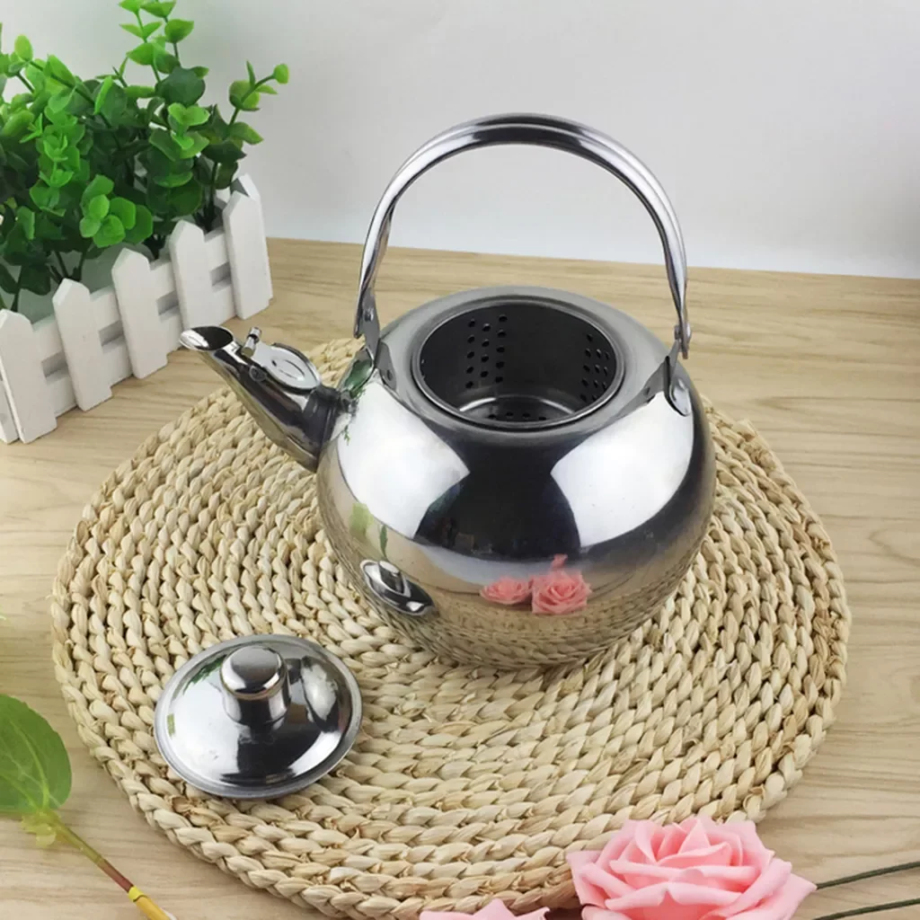 NEW2022 2 Pack of Tea Pot With Tea Infuser Made of Stainless Steel with an Internal Filter Capacity: 1.6L
NEW2022 2 Pack of Tea Pot With Tea Infuser Made of Stainless Steel with an Internal Filter Capacity: 1.6L