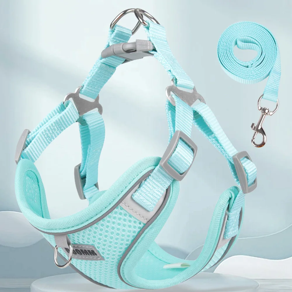 Pet dog Vest Cat Leash Rope Set Adjustable Chest Puppy Harness Breathable Mesh Chest Strap Vest Dog Supplies
Pet dog Vest Cat Leash Rope Set Adjustable Chest Puppy Harness Breathable Mesh Chest Strap Vest Dog Supplies