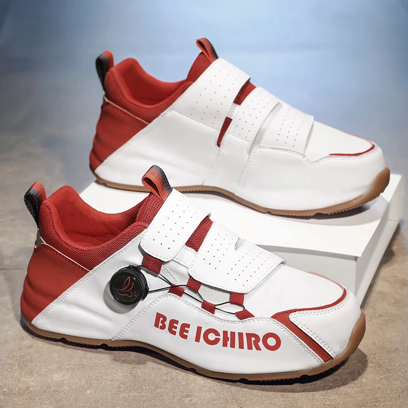 Colorful Fashion Men Golf Sport Shoes Training Sneakers Quick Lacing Male Athletic Golf Practice Shoes Leather Mesh
Colorful Fashion Men Golf Sport Shoes Training Sneakers Quick Lacing Male Athletic Golf Practice Shoes Leather Mesh