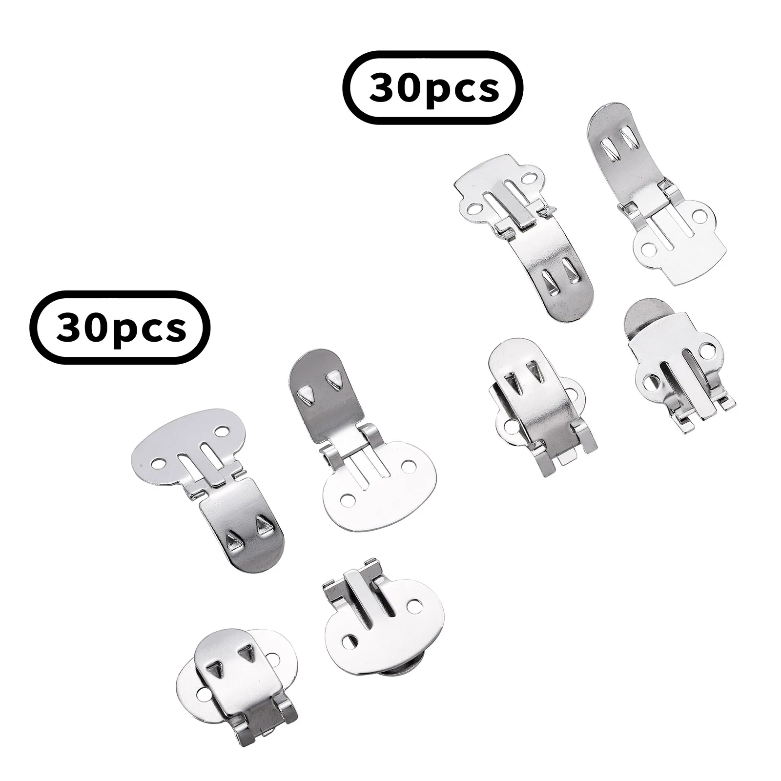 30Pcs Stainless Steel Flat Blank Shoes Clips Shoe Ornaments for DIY Crafts Buckles Shoe Decorations Accessories Silver Color
30Pcs Stainless Steel Flat Blank Shoes Clips Shoe Ornaments for DIY Crafts Buckles Shoe Decorations Accessories Silver Color