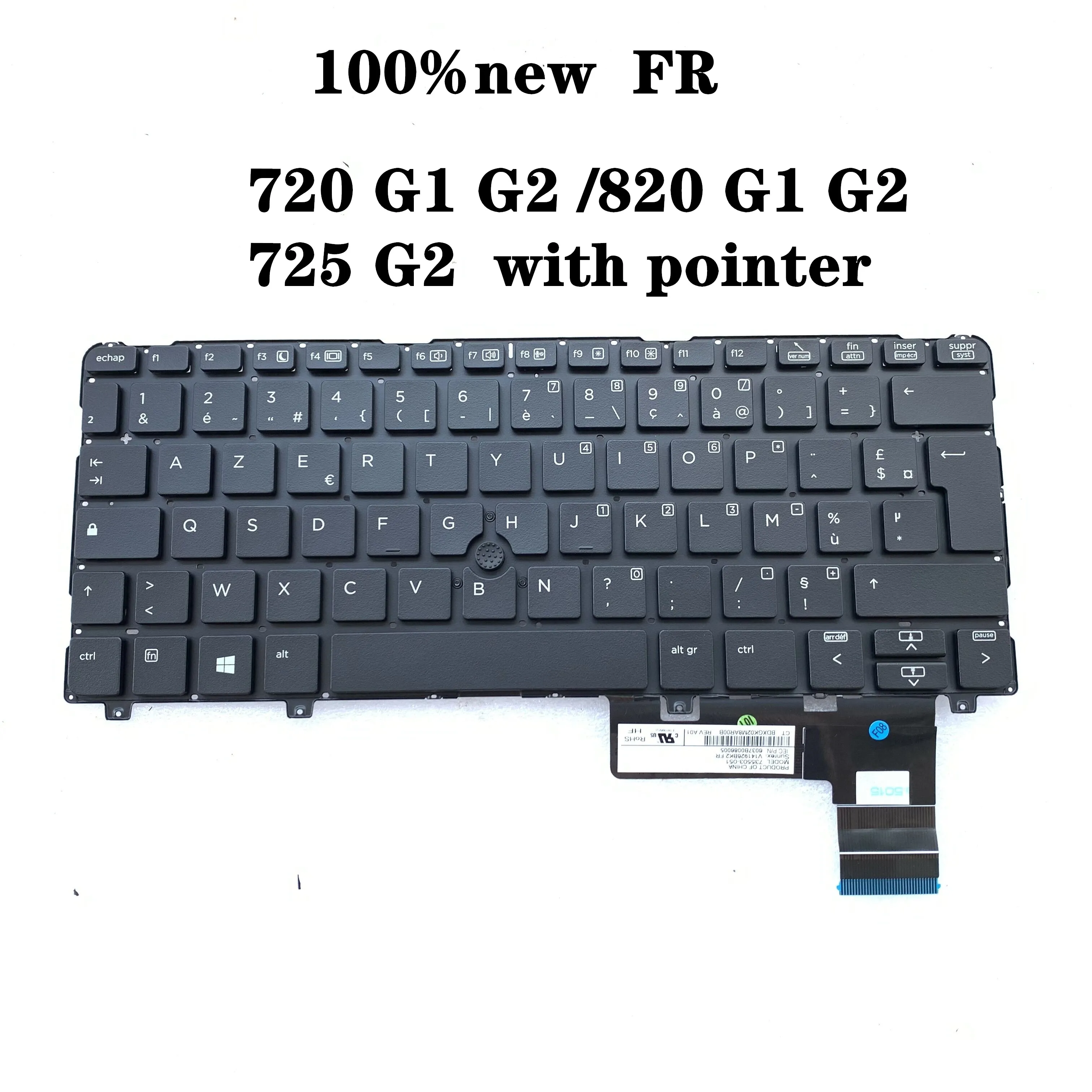 NEW FR laptop keyboard FOR HP EliteBook 820 G1 820 G2 720 G1 720 G2 725 G2 with pointer no frame V141926BK2 735503-051
NEW FR laptop keyboard FOR HP EliteBook 820 G1 820 G2 720 G1 720 G2 725 G2 with pointer no frame V141926BK2 735503-051