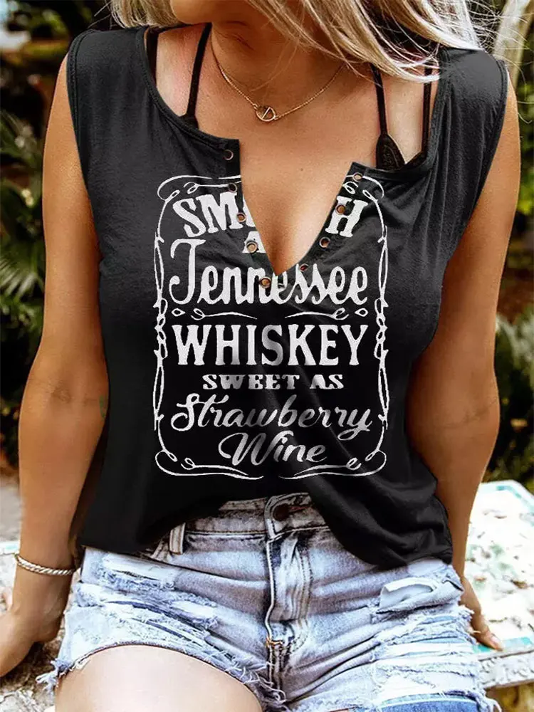 Whiskey Sweet As Strawberry Wine Casual Tank Sexy Fashion Tank Top Casual Tank Harajuku Streetwear Sleeveless V-Neck T-shirt
Whiskey Sweet As Strawberry Wine Casual Tank Sexy Fashion Tank Top Casual Tank Harajuku Streetwear Sleeveless V-Neck T-shirt