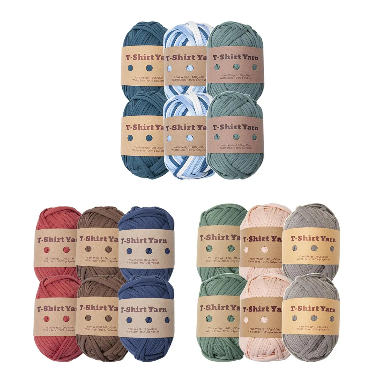 6 Pieces T Shirt Yarn Tube Giant Yarn Weaving Thread Yarn Bag Making Material for Rug Making
6 Pieces T Shirt Yarn Tube Giant Yarn Weaving Thread Yarn Bag Making Material for Rug Making