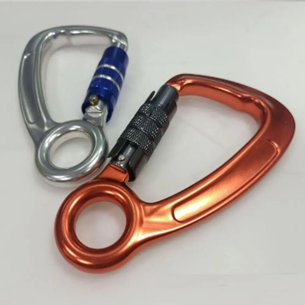 Mountaineering Protective Equipment 35KN Professional Carabiner Aluminum 2 Colors D Shape Buckle Security Master Lock
Mountaineering Protective Equipment 35KN Professional Carabiner Aluminum 2 Colors D Shape Buckle Security Master Lock