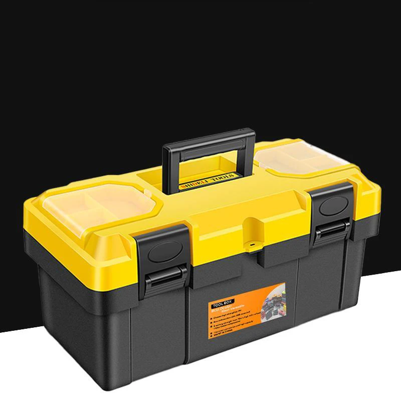 Double-layer Plastic Tool Storage Box Shockproof Hard Rigid Suitcase Large Capacity Case Waterproof Hardware Repair Tools Box
Double-layer Plastic Tool Storage Box Shockproof Hard Rigid Suitcase Large Capacity Case Waterproof Hardware Repair Tools Box