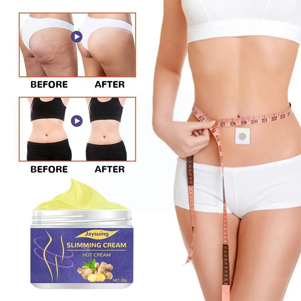 30g Ginger Slimming Cream Weight Loss Slimming Firming Arms Body Legs Buttocks Burning Cream Fat Waist Cream Massage U5O5
30g Ginger Slimming Cream Weight Loss Slimming Firming Arms Body Legs Buttocks Burning Cream Fat Waist Cream Massage U5O5