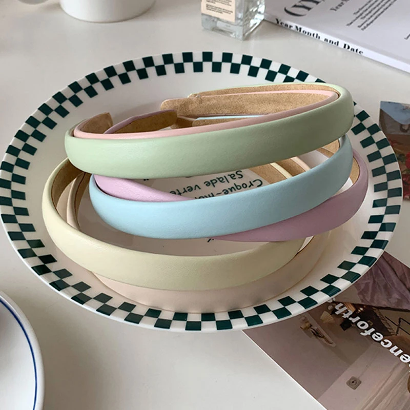 Chic Simple Head Hoop For Women Girls Fashion Faux Leather Candy Color Hair Hoop Vintage Super Fairy Hair Accessories
Chic Simple Head Hoop For Women Girls Fashion Faux Leather Candy Color Hair Hoop Vintage Super Fairy Hair Accessories