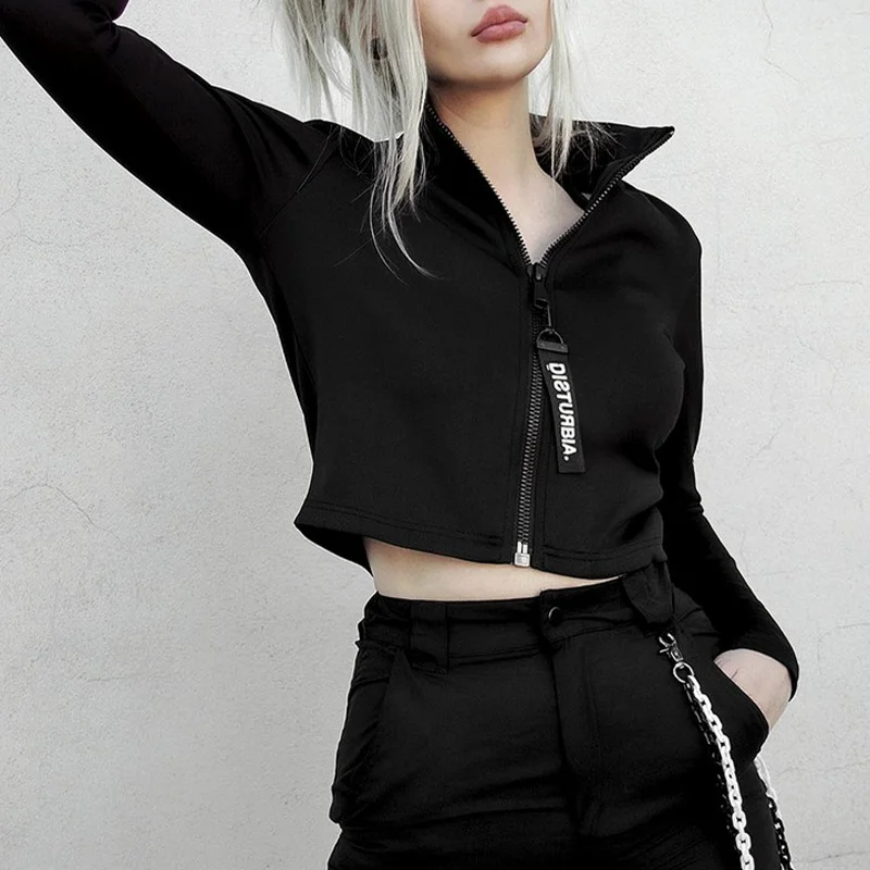 Rosetic 2022 New Fashion Women Goth Hoodie Long Sleeve Printing Patchwork Zipper Gothic Style Ladies Hoodie For Whole Season
Rosetic 2022 New Fashion Women Goth Hoodie Long Sleeve Printing Patchwork Zipper Gothic Style Ladies Hoodie For Whole Season