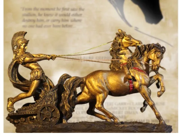 Ancient Roman armour Spartan warrior statue model chariot handicraft creative bar and cafe Crafts Arts decoration
Ancient Roman armour Spartan warrior statue model chariot handicraft creative bar and cafe Crafts Arts decoration