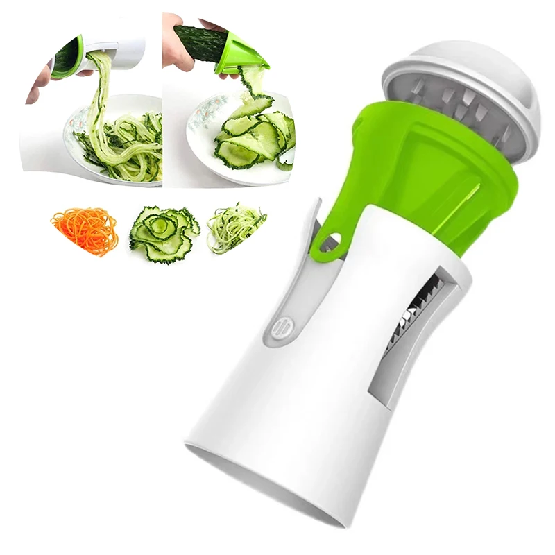 For Home Low Carb Vegan Meals Handheld Spiralizer Vegetable Slicer Anti-Slip Vegetable Cutter Grater 3 In 1 Zucchini Spiralizer
For Home Low Carb Vegan Meals Handheld Spiralizer Vegetable Slicer Anti-Slip Vegetable Cutter Grater 3 In 1 Zucchini Spiralizer