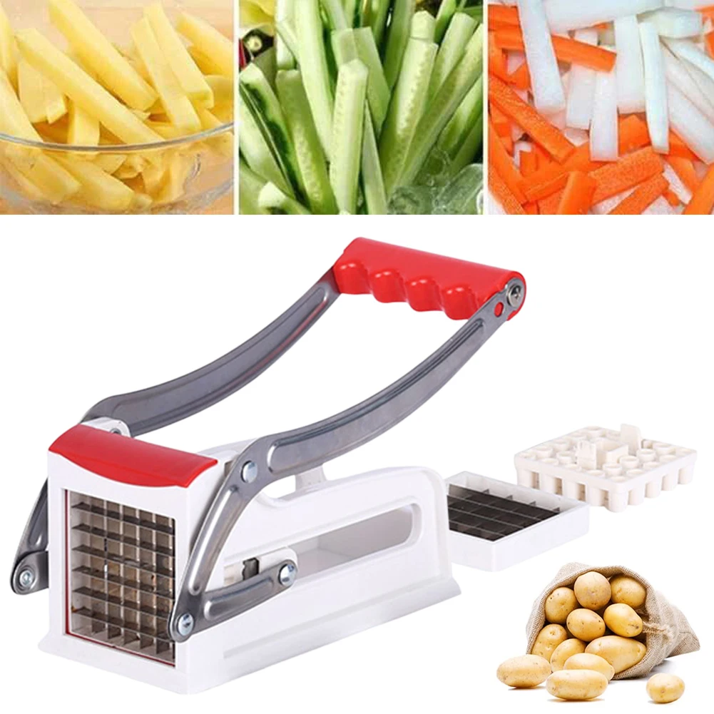 Manual French Fry Cutters Stainless Steel Vegetable Cutter Potato Slicer Potato Cutter French Fries Cutter Machine Kitchen Tool
Manual French Fry Cutters Stainless Steel Vegetable Cutter Potato Slicer Potato Cutter French Fries Cutter Machine Kitchen Tool