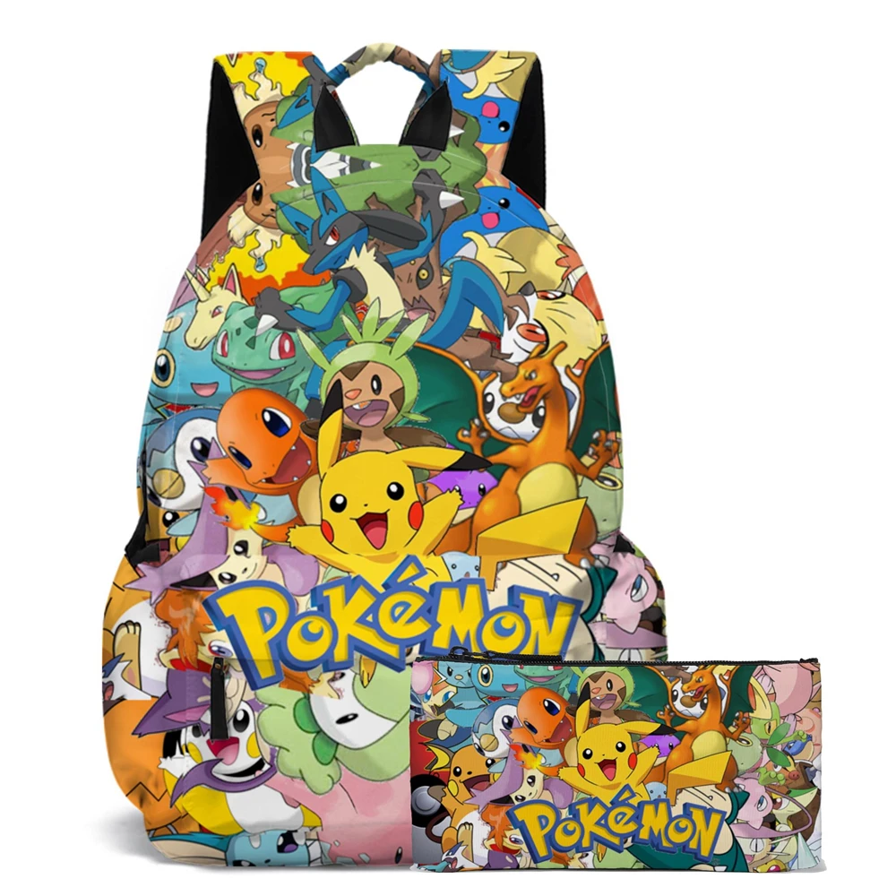 Pokémon schoolbag anime backpack super beautiful full print Pokémon Pikachu large capacity anime backpack stationery bag
Pokémon schoolbag anime backpack super beautiful full print Pokémon Pikachu large capacity anime backpack stationery bag