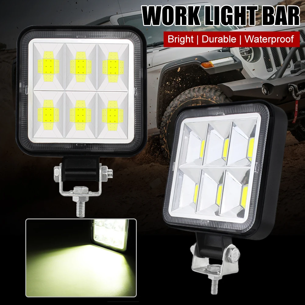 3inch Square LED Pod Work Light 12V-24V 40W 6COB Spot Light Driving Lamp 6500K White Waterproof LED Light for Car Off-road Truck
3inch Square LED Pod Work Light 12V-24V 40W 6COB Spot Light Driving Lamp 6500K White Waterproof LED Light for Car Off-road Truck