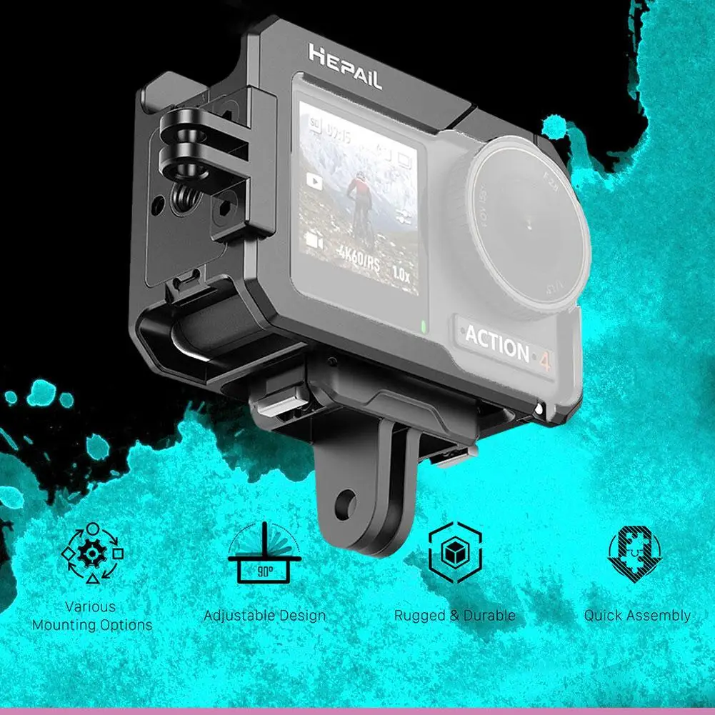 Кроличья клетка для DJI ACTION 4/3 Защитная металлическая рамка из алюминиевого сплава клетка для фотоаппарата для DJl Osmo Action4/3 расширения Acce D6C2
Кроличья клетка для DJI ACTION 4/3 Защитная металлическая рамка из алюминиевого сплава клетка для фотоаппарата для DJl Osmo Action4/3 расширения Acce D6C2