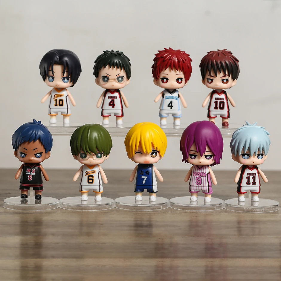Kuroko's Basketball Tetsuya Taiga Teppei Ryota Shintaro kazunari Daiki Atsushi Collection Figures PVC Model Figurals
Kuroko's Basketball Tetsuya Taiga Teppei Ryota Shintaro kazunari Daiki Atsushi Collection Figures PVC Model Figurals