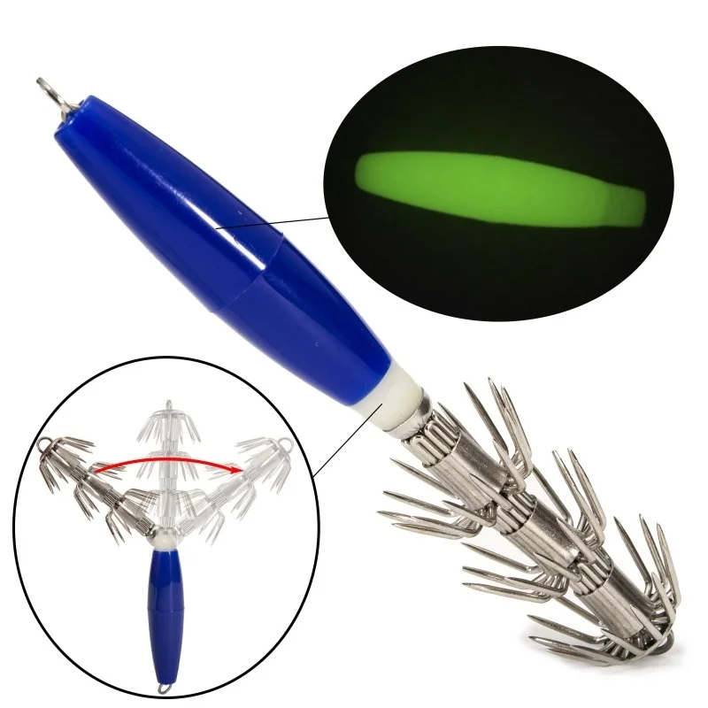 2pcs Large squid hook Fluorescent bait Glowing lure Octopus Cuttlefish 3 layers umbrella deep-sea High fishing rate 150mm Big
2pcs Large squid hook Fluorescent bait Glowing lure Octopus Cuttlefish 3 layers umbrella deep-sea High fishing rate 150mm Big