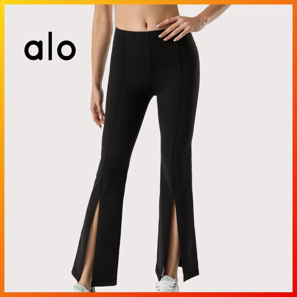 ALO Yoga Women's High Waist Fashion Split Pants Sweat Hip Hop Flared Pants Fitness Sports Dance leggings
ALO Yoga Women's High Waist Fashion Split Pants Sweat Hip Hop Flared Pants Fitness Sports Dance leggings