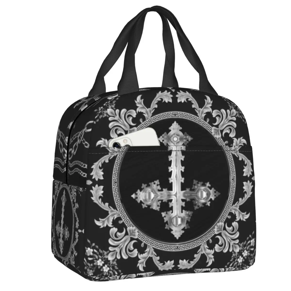 Baroque Antichrist Design Insulated Lunch Bags for Work School Goth Gothic Art Resuable Cooler Thermal Lunch Box Women Kids
Baroque Antichrist Design Insulated Lunch Bags for Work School Goth Gothic Art Resuable Cooler Thermal Lunch Box Women Kids
