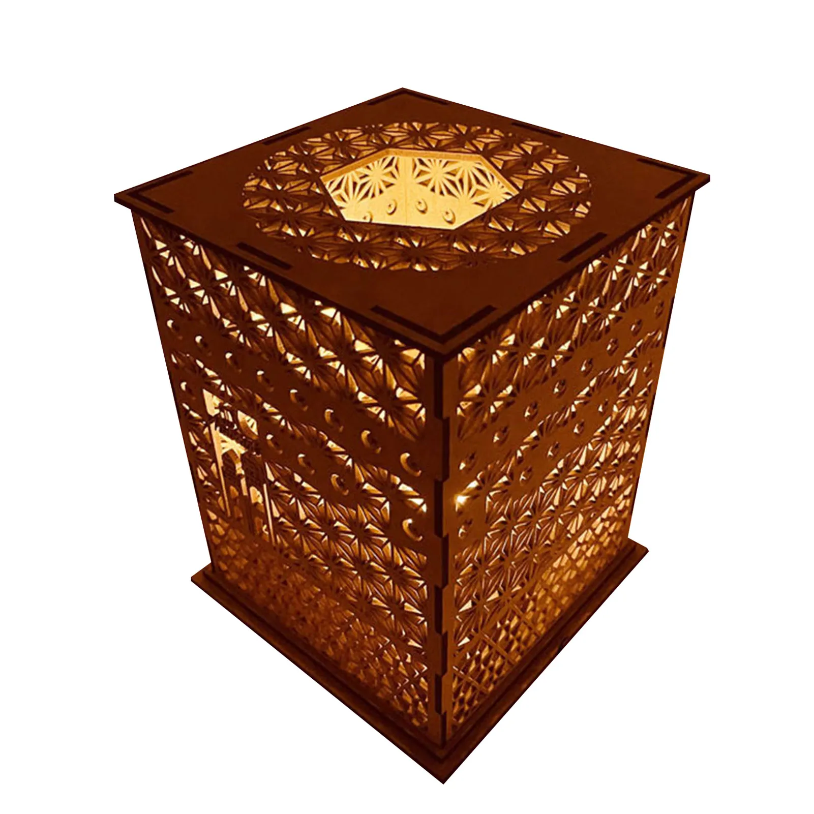 Деревянная лампа для Рамадана «сделай сам», Рамадан Ид аль-Фитр, украшение для дома, луна, звезда, мусульманский архитектурный фонарь, насто... 
Деревянная лампа для Рамадана «сделай сам», Рамадан Ид аль-Фитр, украшение для дома, луна, звезда, мусульманский архитектурный фонарь, насто...