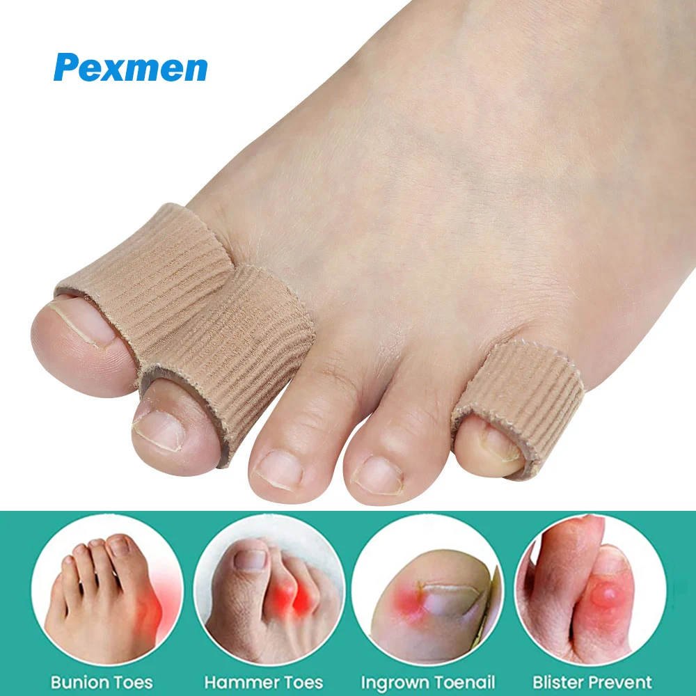 Pexmen 1/2Pcs Toe Cushion Tube Toe Tubes Sleeves Soft Gel Corn Pad Protectors for Corns Blisters and Calluses Foot Care Tool
Pexmen 1/2Pcs Toe Cushion Tube Toe Tubes Sleeves Soft Gel Corn Pad Protectors for Corns Blisters and Calluses Foot Care Tool