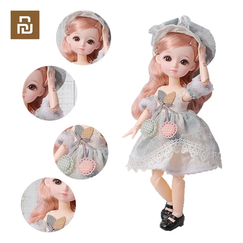 Youpin BJD Doll 31cm 1/6 Makeup Dress Up Cute Dolls With Dress Fashion Doll Toys for Girls 12 Inch 22 Movable Joints
Youpin BJD Doll 31cm 1/6 Makeup Dress Up Cute Dolls With Dress Fashion Doll Toys for Girls 12 Inch 22 Movable Joints