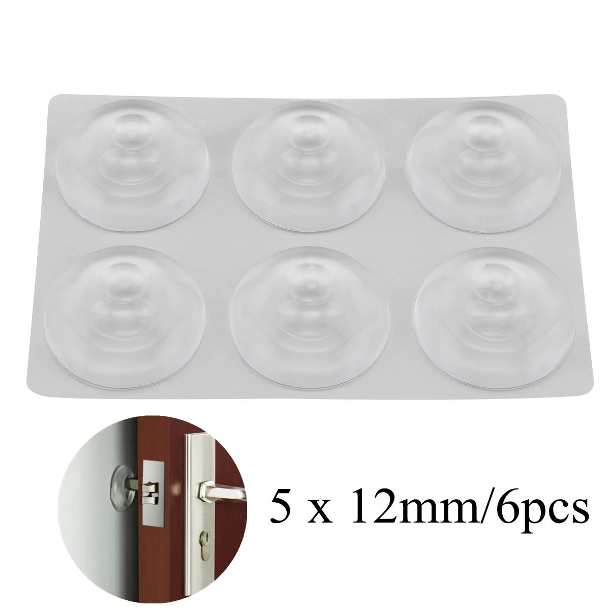 1.97inch Door Knob Wall Shield 6pcs Concave Transparent Round Soft Rubber Protector Self Adhesive Door Handle Door Hardwares
1.97inch Door Knob Wall Shield 6pcs Concave Transparent Round Soft Rubber Protector Self Adhesive Door Handle Door Hardwares
