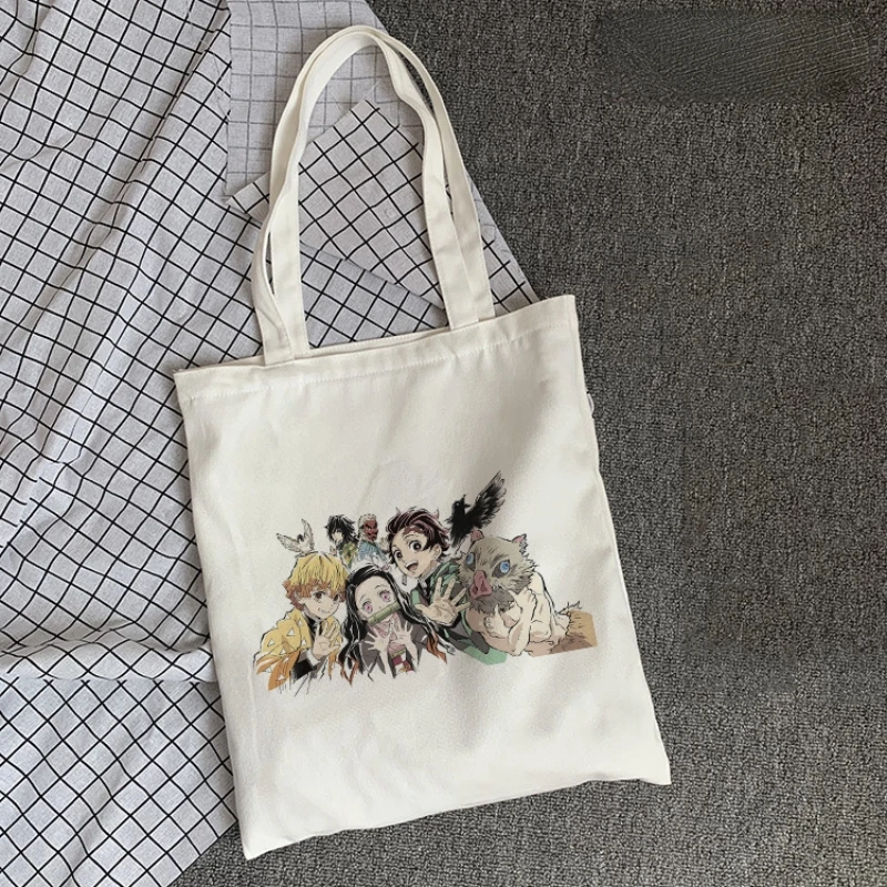 Japanese Anime Demon Slayer Graphic Canvas Tote Bag Lady Handbag Eco Reusable Large Tote Lady Tote Bag Bolsa Tela холщовая сумка
Japanese Anime Demon Slayer Graphic Canvas Tote Bag Lady Handbag Eco Reusable Large Tote Lady Tote Bag Bolsa Tela холщовая сумка