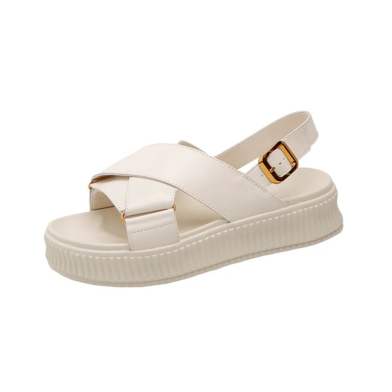 Platform Sandals Ladies INS Style 2022 Summer New Flat Rome Beach Shoes Woman Round Toe Casual Sandals Women
Platform Sandals Ladies INS Style 2022 Summer New Flat Rome Beach Shoes Woman Round Toe Casual Sandals Women
