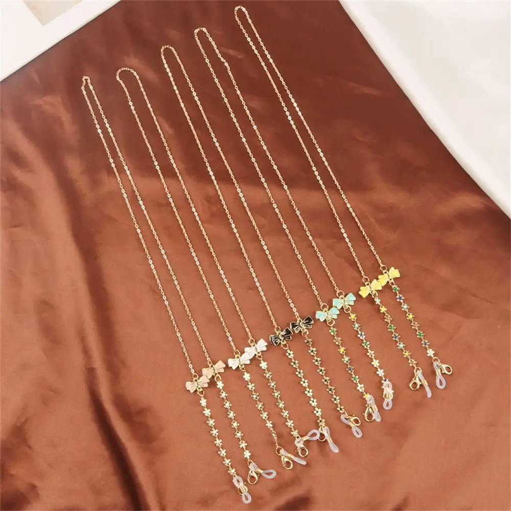 Colorful Bow Glasses Chain Women Metal Sunglasses Lanyard Necklace Eyeglasses Cord Holder Eyewear Rope Neck Hanging Strap
Colorful Bow Glasses Chain Women Metal Sunglasses Lanyard Necklace Eyeglasses Cord Holder Eyewear Rope Neck Hanging Strap