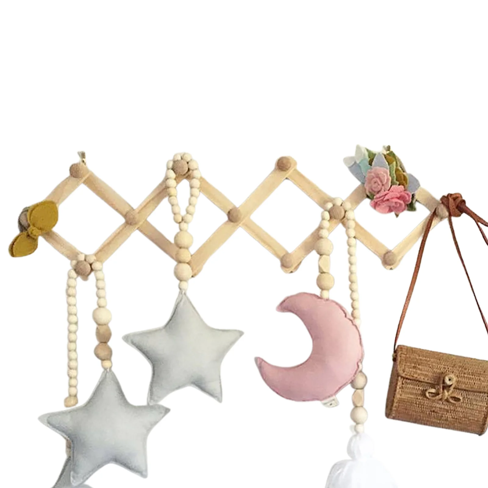 Accordion Wall Rack Expanding Coffee Mug Rack Wood Hat Rack Holder for Baseball Caps Coats Mugs Keychain Headset Scarves 
Accordion Wall Rack Expanding Coffee Mug Rack Wood Hat Rack Holder for Baseball Caps Coats Mugs Keychain Headset Scarves