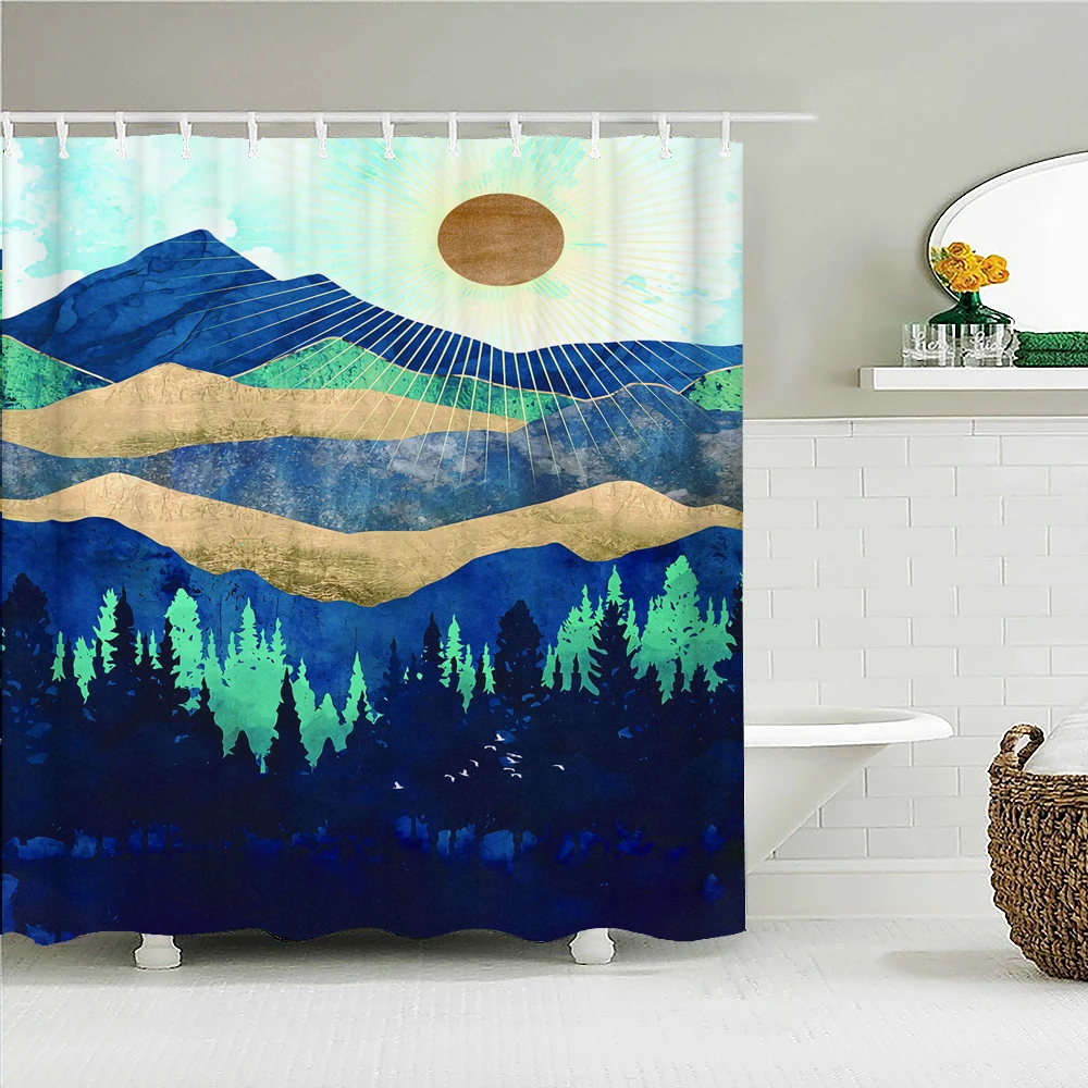 3d Bathroom Curtains Japanese Ink Landscape Shower Curtains Waterproof with 12 Hooks Home Decoration Washable Fabric Bath Screen
3d Bathroom Curtains Japanese Ink Landscape Shower Curtains Waterproof with 12 Hooks Home Decoration Washable Fabric Bath Screen