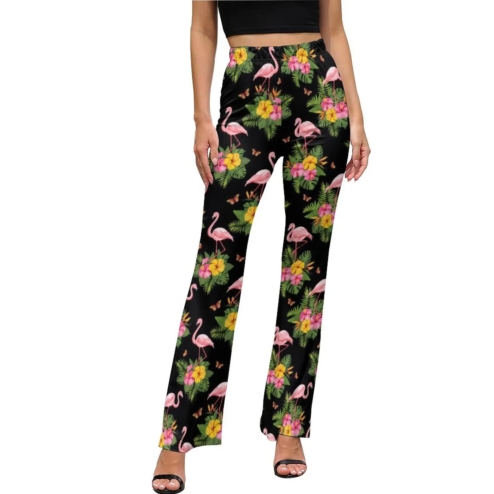 Tropical Birds Print Casual Pants Female Watercolor Flamingo Slim Aesthetic Flare Pants Summer Kawaii Custom Trousers
Tropical Birds Print Casual Pants Female Watercolor Flamingo Slim Aesthetic Flare Pants Summer Kawaii Custom Trousers