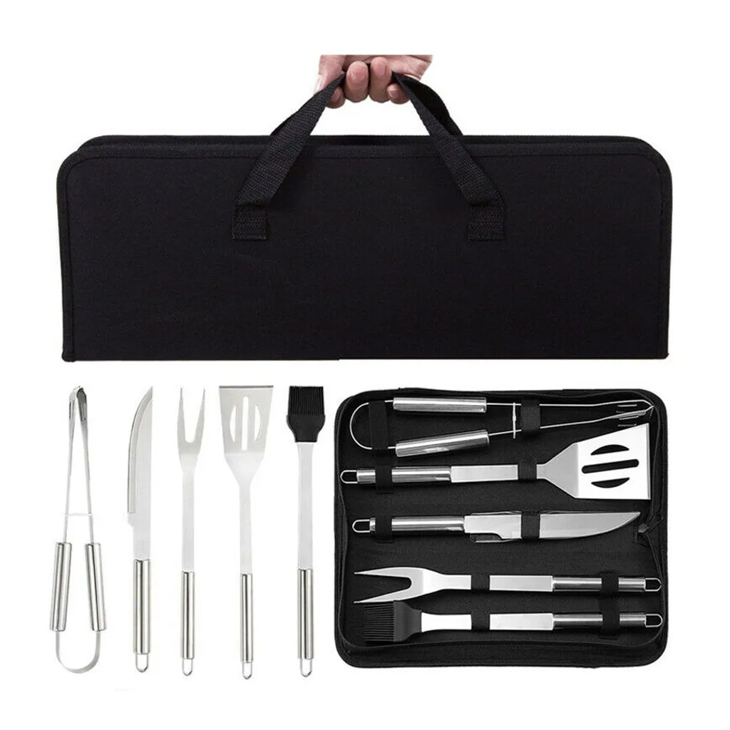 Bbq Tool Barbeque Portable Case Accessories Bbq Tools Set Stainless Steel Grill Kit with Bag Great Barbecue Utensil Tool
Bbq Tool Barbeque Portable Case Accessories Bbq Tools Set Stainless Steel Grill Kit with Bag Great Barbecue Utensil Tool