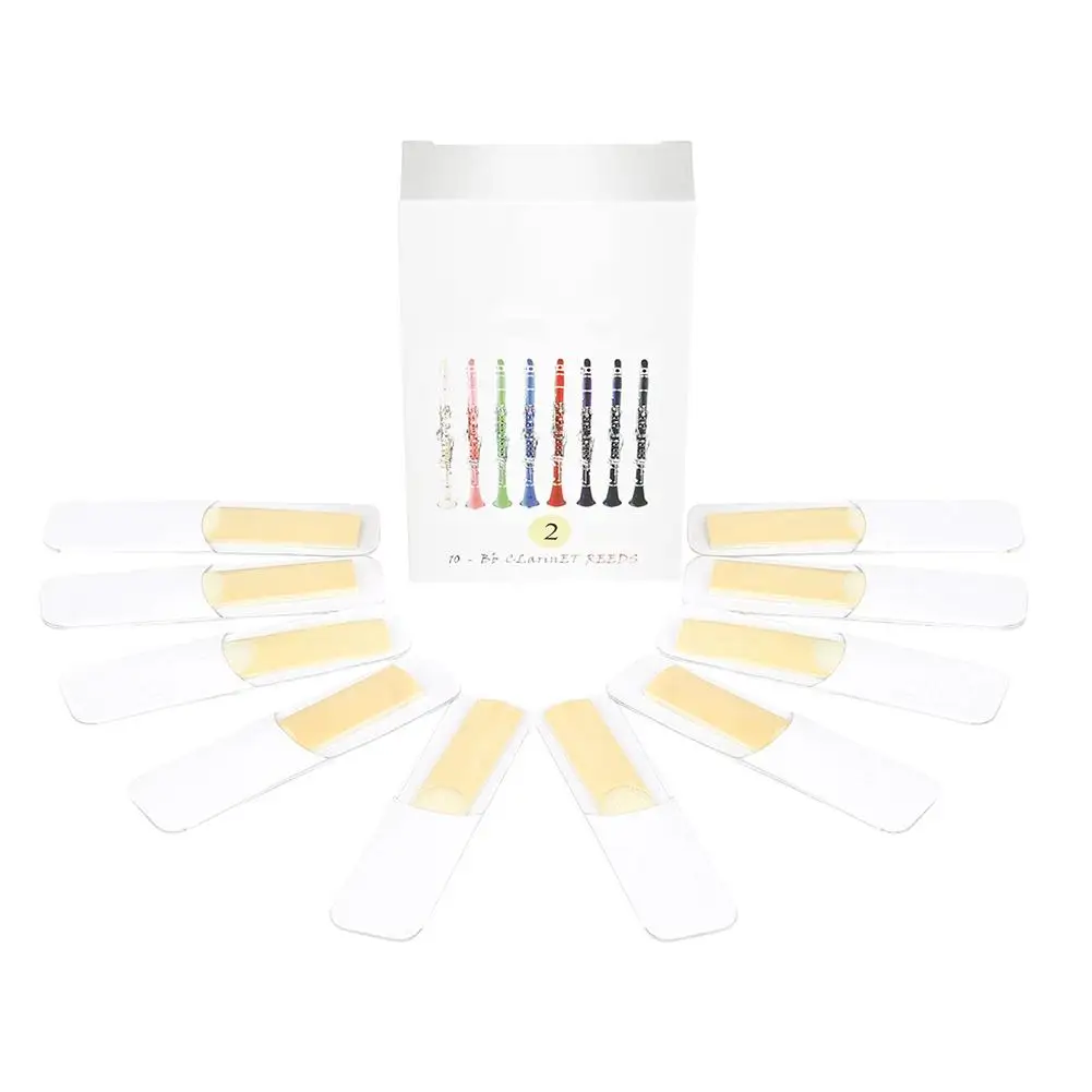 10pcs Bb Clarinet Reeds 2.0/2.5/3.0 Tenor Alto Reeds Professional Clarinet Wind Instrument Accessories
10pcs Bb Clarinet Reeds 2.0/2.5/3.0 Tenor Alto Reeds Professional Clarinet Wind Instrument Accessories