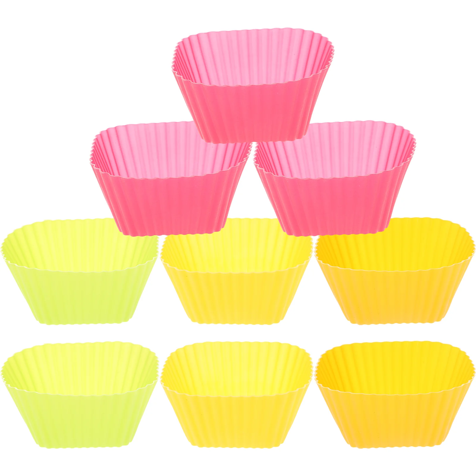 12pcs Cupcake Baking Cups Reusable Silicone Muffin Making Cups Holders (Assorted Colors)
12pcs Cupcake Baking Cups Reusable Silicone Muffin Making Cups Holders (Assorted Colors)