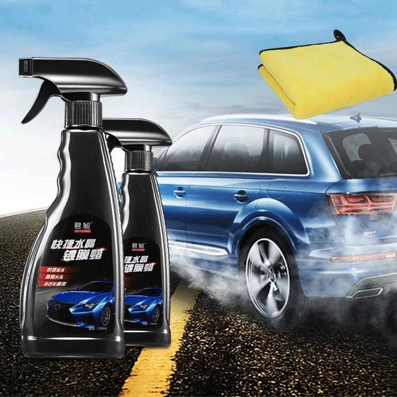 1100ml Car Ceramic Coating Polishing Crystal Plating Spray Sealant Top Coat Quick Nano-Coating Wax Car Paint Waterproof Agent
1100ml Car Ceramic Coating Polishing Crystal Plating Spray Sealant Top Coat Quick Nano-Coating Wax Car Paint Waterproof Agent