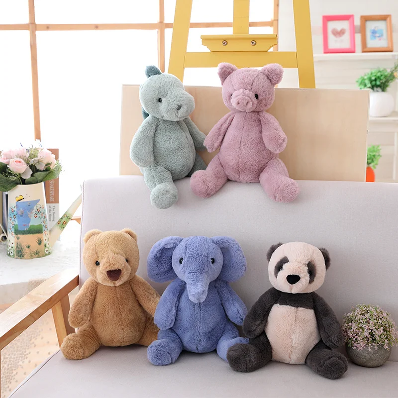 9 Styles Fluffy Hair Elephants Piggy Brown Teddy Bear Baby Cuddly Doll Panda Dinosaur Stuffed Cartoon Animals Kids Appease Toy
9 Styles Fluffy Hair Elephants Piggy Brown Teddy Bear Baby Cuddly Doll Panda Dinosaur Stuffed Cartoon Animals Kids Appease Toy