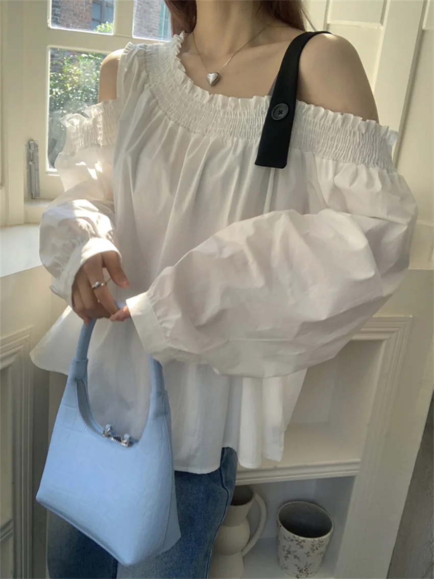Alien Kitty 2023 New Sexy Loose Off Shoulders Blouses Chic Casual Sweet OL Gentle All Match Blusas Slim Full Sleeve Spring Tops
Alien Kitty 2023 New Sexy Loose Off Shoulders Blouses Chic Casual Sweet OL Gentle All Match Blusas Slim Full Sleeve Spring Tops