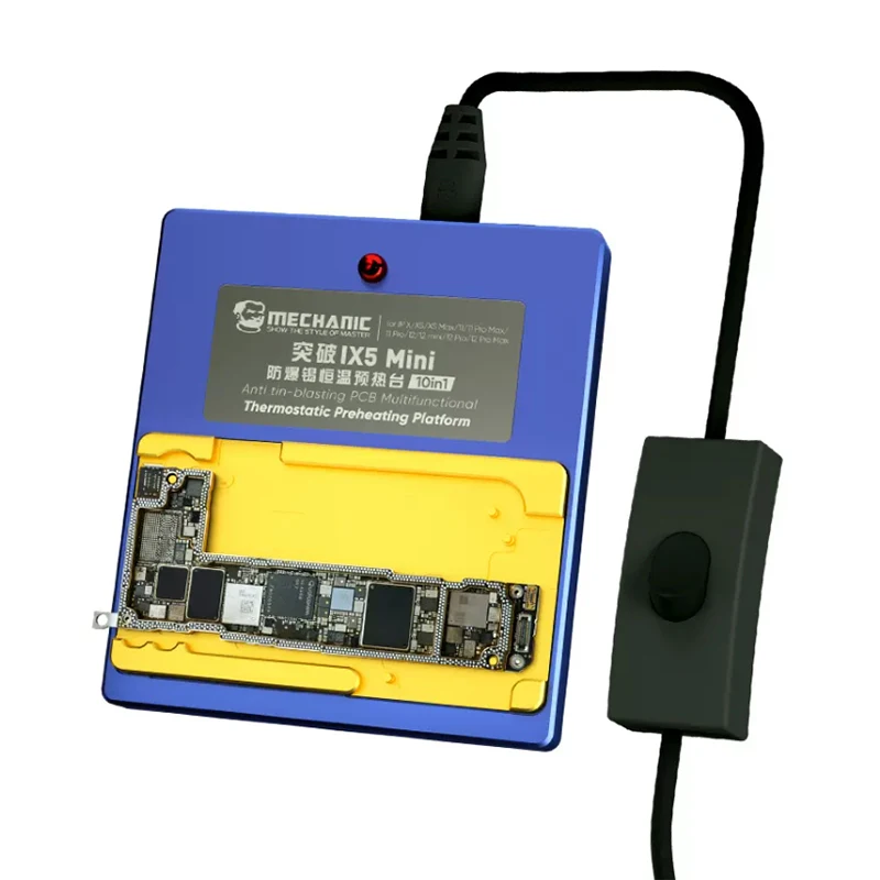 Preheating Platform MECHANIC IX5 MINI 10 In 1 Thermostatic Anti-Spray Tin For X XS MAX 11 PRO MAX 12 MINI Layered Fit Station
Preheating Platform MECHANIC IX5 MINI 10 In 1 Thermostatic Anti-Spray Tin For X XS MAX 11 PRO MAX 12 MINI Layered Fit Station