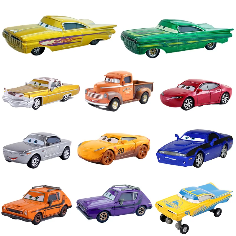

Gold Ramone Disney Pixar Cars 3 2 Lightning McQueen Cruz Mater 1:55 Diecast Metal Alloy Car Model Toy For Boy kids Birthday Gift