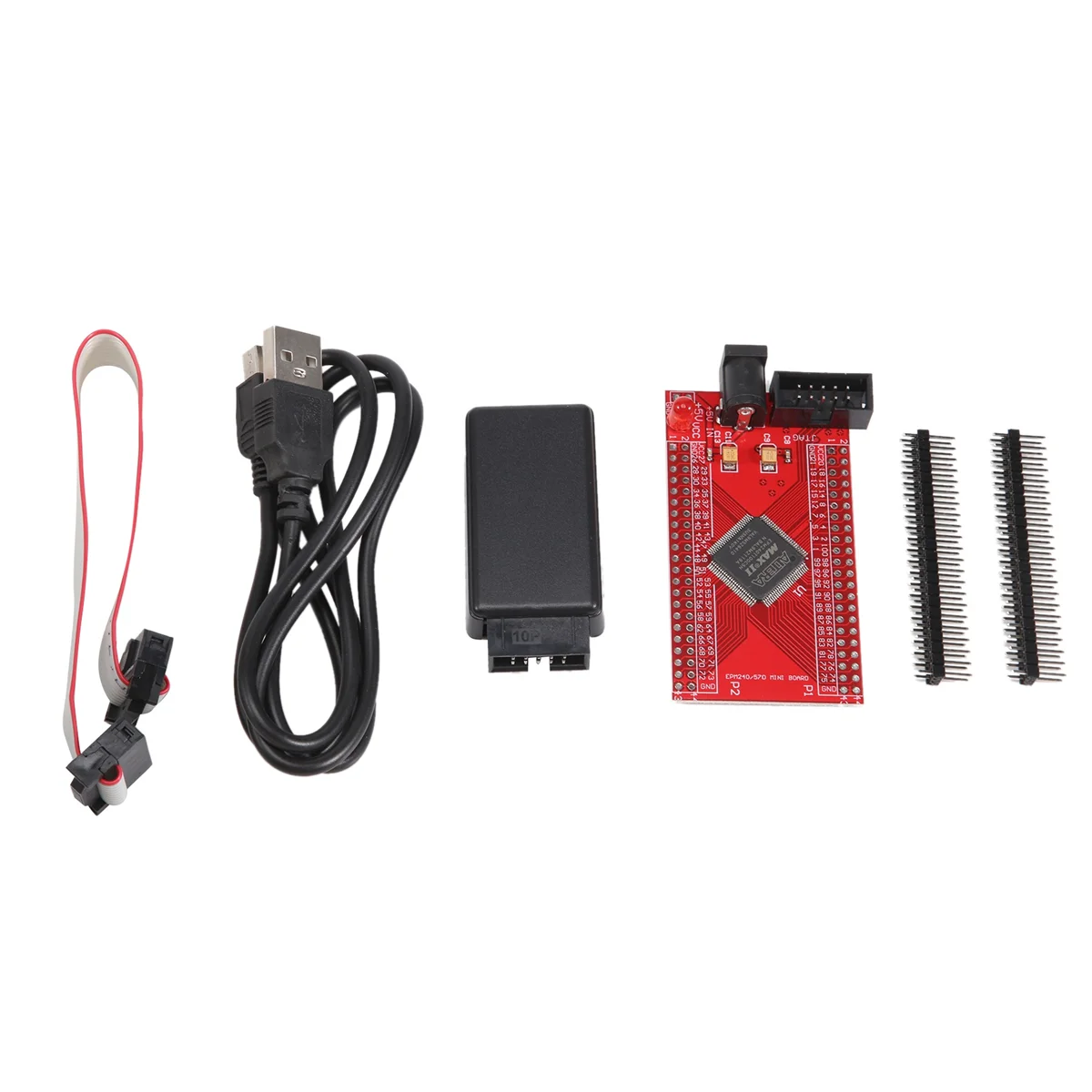 Макетная плата Max II EPM240 CPLD, обучающая плата, USB 10-контактный соединительный кабель JTAG, красный
Макетная плата Max II EPM240 CPLD, обучающая плата, USB 10-контактный соединительный кабель JTAG, красный