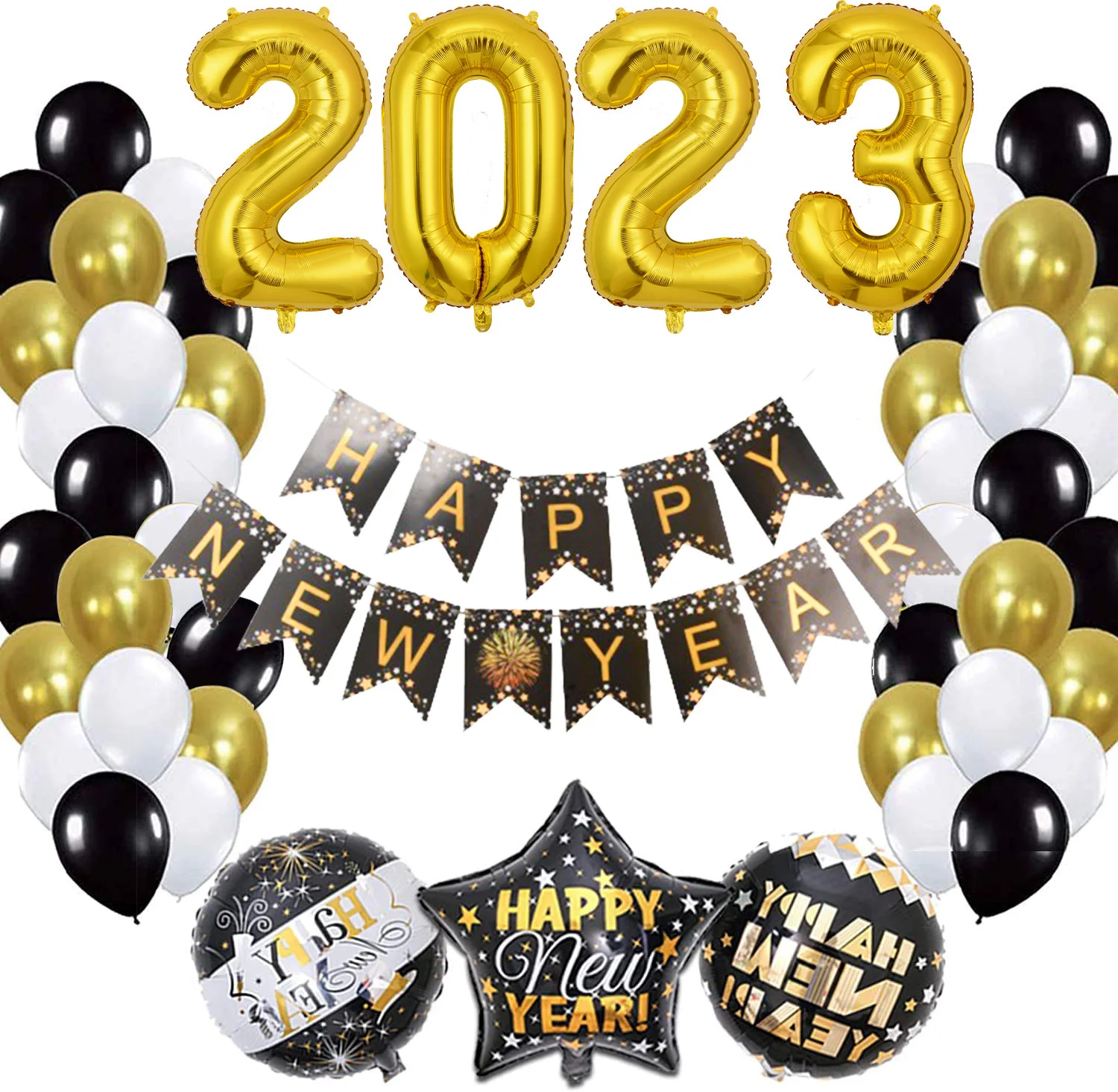 2023 набор украшений для новогодней вечеринки, золотой цифровой новогодний флаг с надписью Happy Flag, оптовая продажа воздушных шаров Trumpeit для ро...
2023 набор украшений для новогодней вечеринки, золотой цифровой новогодний флаг с надписью Happy Flag, оптовая продажа воздушных шаров Trumpeit для ро...