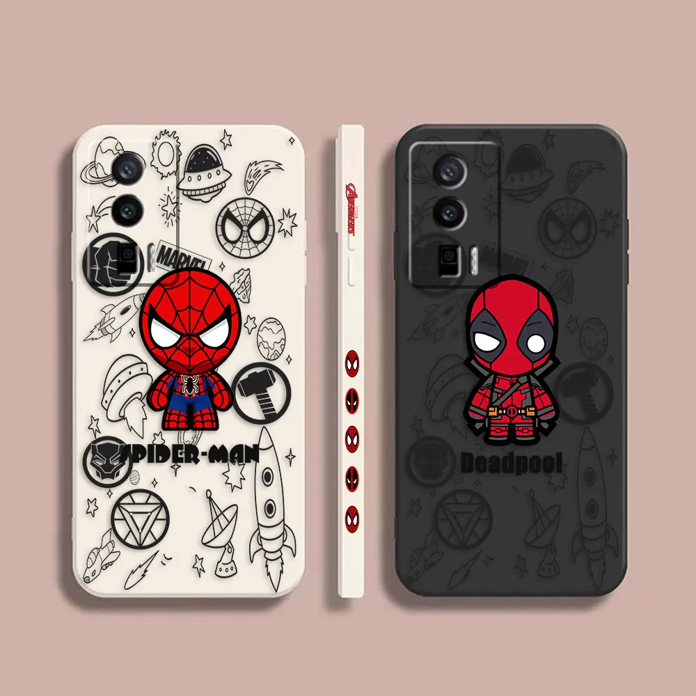 Case For Redmi K60E K60 K50 K40S K40 K30 9A 9 8A 8 10 Pro 4G 5G Colour Simple Liquid silicone Case Marvel's Spider-Man Deadpool
Case For Redmi K60E K60 K50 K40S K40 K30 9A 9 8A 8 10 Pro 4G 5G Colour Simple Liquid silicone Case Marvel's Spider-Man Deadpool