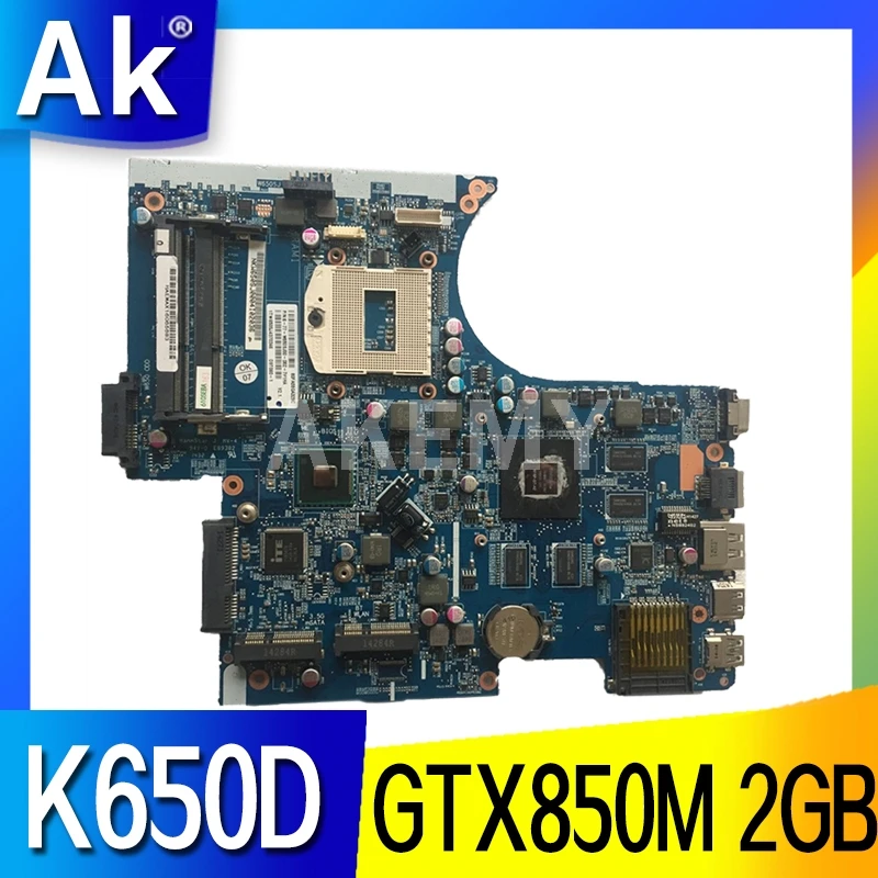 AKemy W650SJ W650SC для CLEV0 K650D G150S K610C K590C Материнская плата ноутбука 6-71-W65J0-D02 PGA947 GPU GTX850M 2 ГБ 100% тестовая работа
AKemy W650SJ W650SC для CLEV0 K650D G150S K610C K590C Материнская плата ноутбука 6-71-W65J0-D02 PGA947 GPU GTX850M 2 ГБ 100% тестовая работа