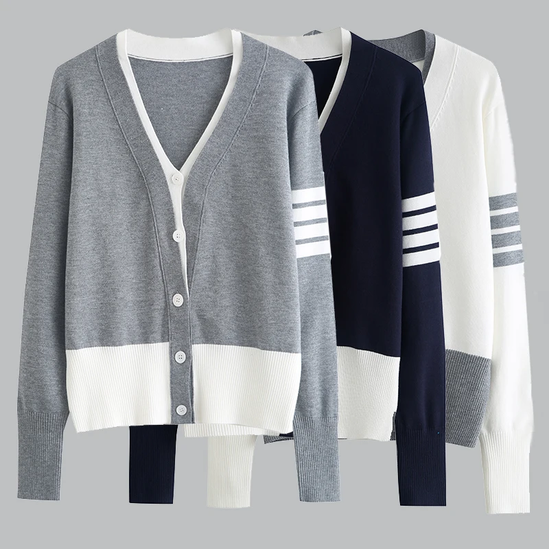 Autumn Striped Star Embroidery Knit Sweater Female Winter Warm Single-breasted Cardigan Jumper Elegant Commuter Women's Clothing
Autumn Striped Star Embroidery Knit Sweater Female Winter Warm Single-breasted Cardigan Jumper Elegant Commuter Women's Clothing