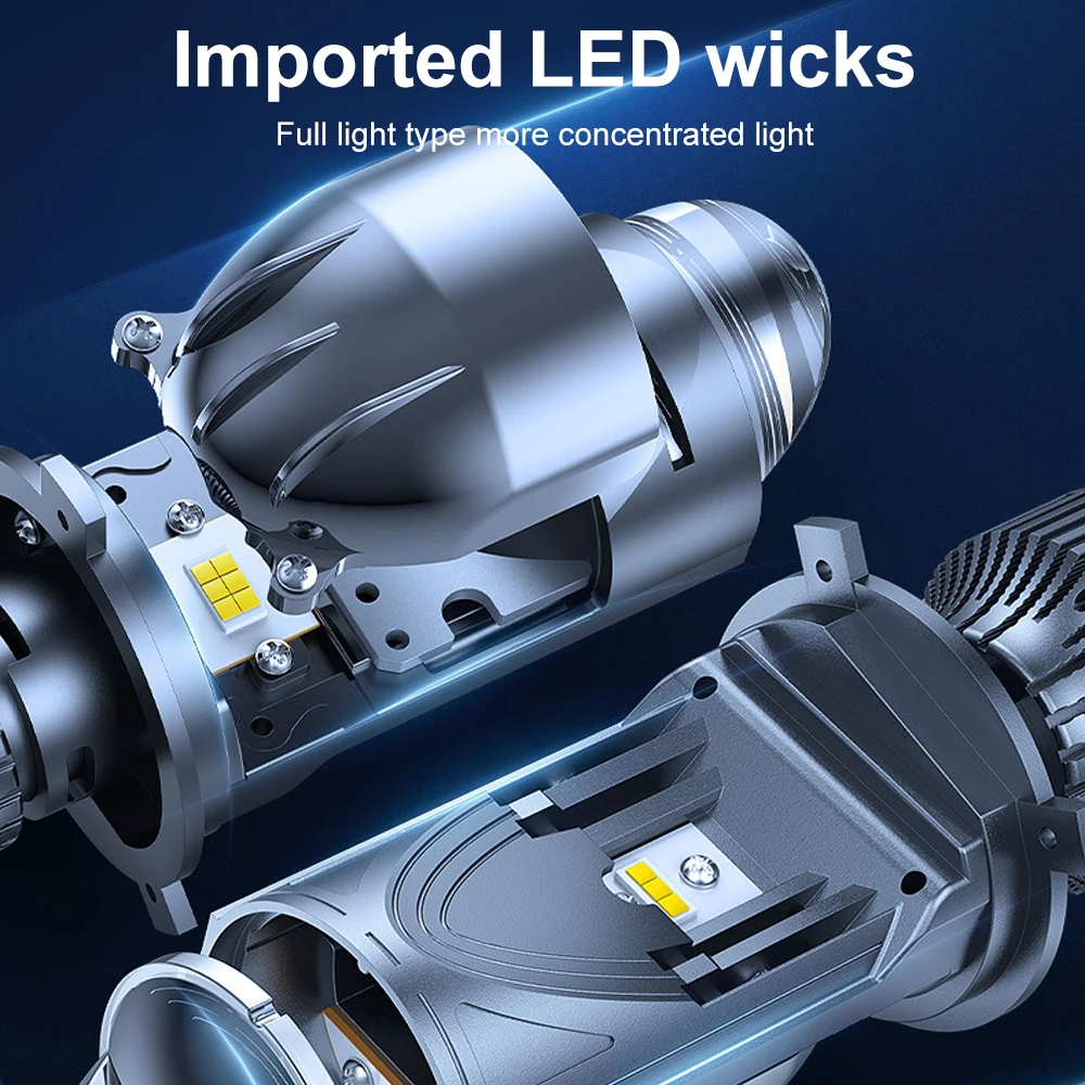2Pcs 9003/H4 LED Headlight Bulbs Anti-glare Mini Projector Bulb Hi/Lo Beam 10000 lumens H4 LED 360W Headlight Bulbs Fog Lamps
2Pcs 9003/H4 LED Headlight Bulbs Anti-glare Mini Projector Bulb Hi/Lo Beam 10000 lumens H4 LED 360W Headlight Bulbs Fog Lamps